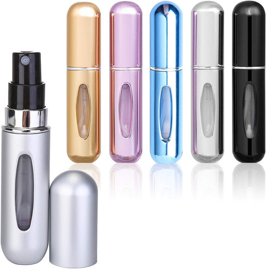 Perfume Spray Bottle 5ml - Mini Travel Atomizer Bottle - Empty Atomizer Bottle with Filling Opening - With V1189-HB001ZSSH00013