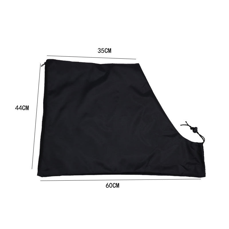 Replacement exhaust bag - with zipper at the bottom - for leaf blowers, vacuum rakes and leaf blower storage V1189-HB001ZSSH00022