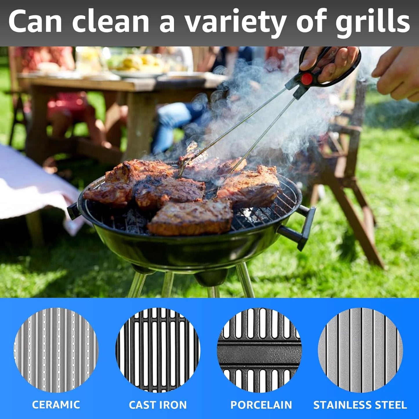 BBQ Grill Cleaning Brush (1 piece) V1189-HB001ZSSH00023