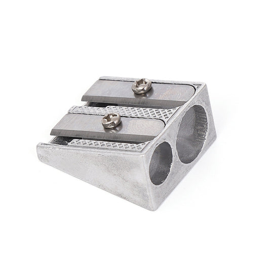 Pencil Sharpener - Pencil Sharpener for Kids - Metal Pencil Sharpener with Double Holes - Makeup & Lip & V1189-HB001ZSSI00182