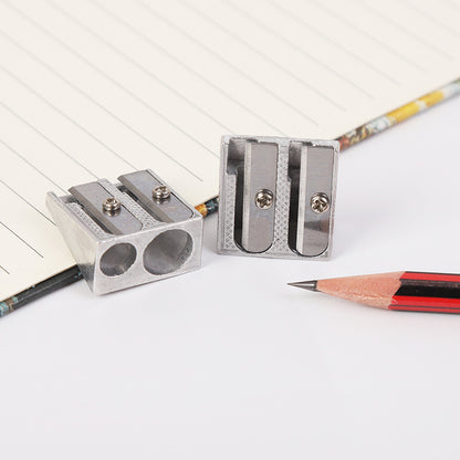 Pencil Sharpener - Pencil Sharpener for Kids - Metal Pencil Sharpener with Double Holes - Makeup & Lip & V1189-HB001ZSSI00182