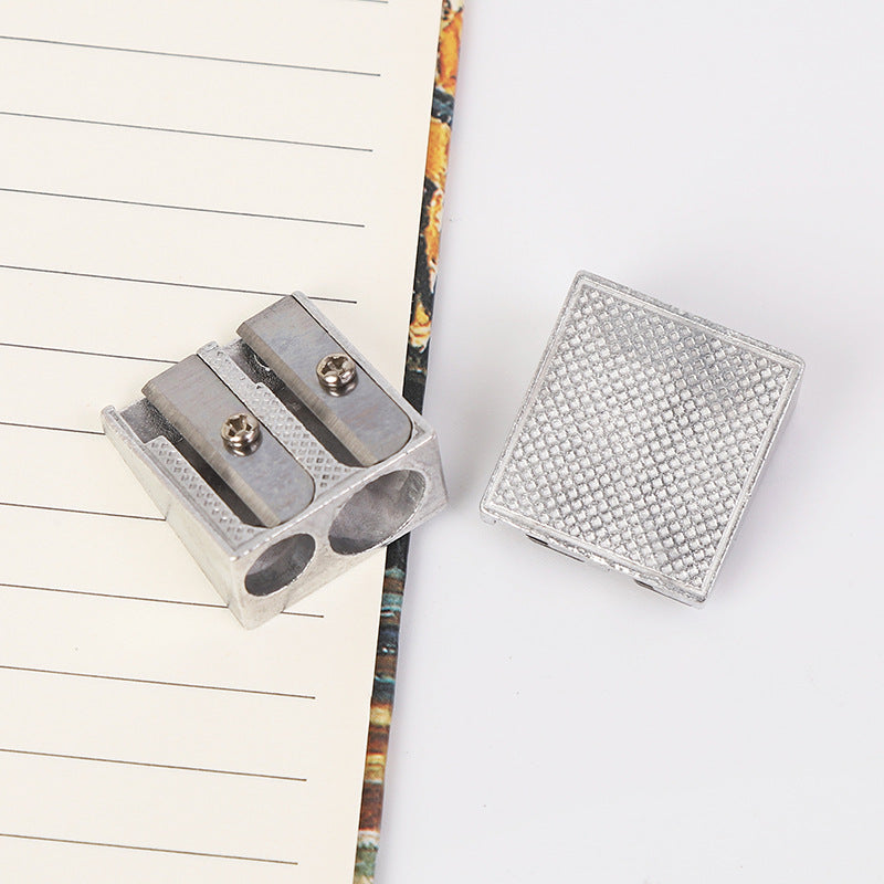 Pencil Sharpener - Pencil Sharpener for Kids - Metal Pencil Sharpener with Double Holes - Makeup & Lip & V1189-HB001ZSSI00182