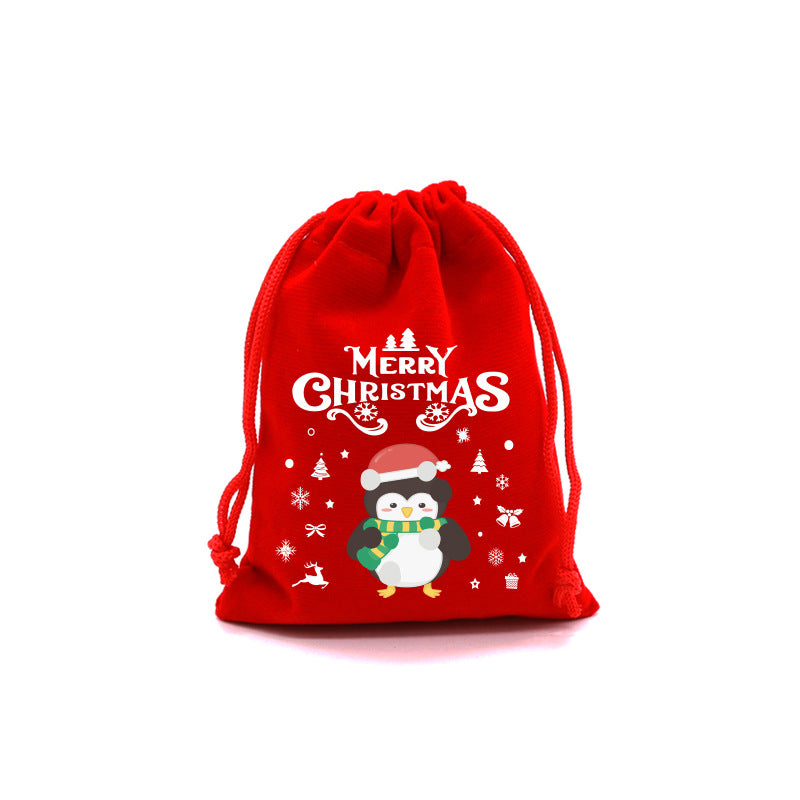 Gift bag - Christmas gift bag - Christmas candy bag - Peace Apple packaging bag - Apple bag - Random style - V1189-HB001ZSSI00219