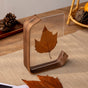 Photo Frame - Black Walnut - Transparent Acrylic Display Stand - Picture Frame, Photo Frame, Desk Ornament - V1189-HB001ZSSI00223