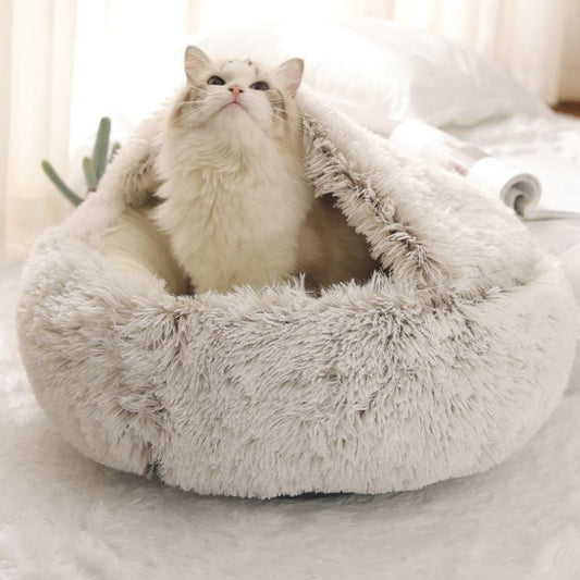 Cat bed - pet tent - kitten bed, dog pet, plush slippers, soft puppy sleeping bag, warm and comfortable, cat V1189-HB001ZSSR00221