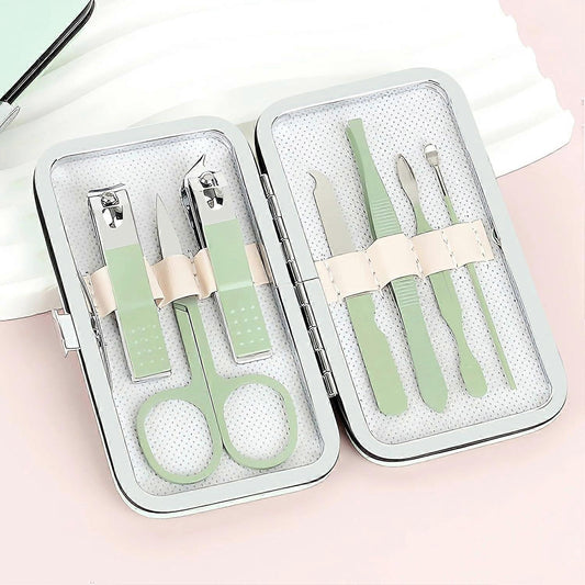 Manicure Set - Nail Clipper Set - Pedicure Care Tools - Travel Beauty Tools Made of Stainless Steel - 7 V1189-HB001ZSST00046