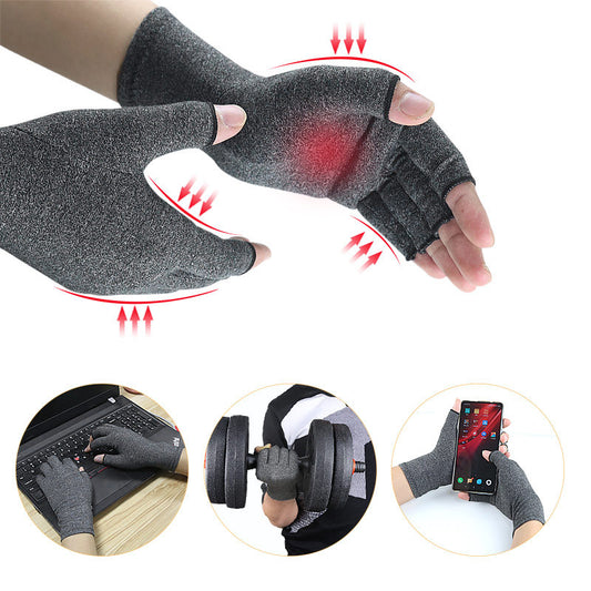 Rheumatism Gloves - Compression Gloves - Unisex - Osteoarthritis - Rheumatism - Arthritis - Repetitive Strain V1189-HB001ZSST00194