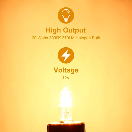 G4 LED lamp - G4 12V 20W halogen lamp - Warm white 3000K - 350LM - Dimmable LED G4 halogen capsule lamp - V1189-HB001ZSSU00026