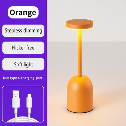 Night light - Minimalist - Scandinavian style - Living room, study, bedroom - Bedside lamp - Orange V1189-HB001ZSSU00030
