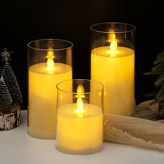LED electronic candles, plastic candles, candle holders, flameless fireplaces, suitable for all kinds of V1189-HB001ZSSU00038