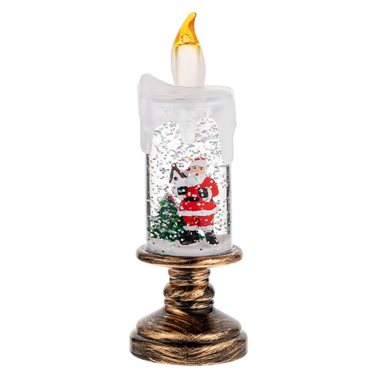 LED Candles - LED Christmas Flameless Candle Lamp - Suitable for Home Decoration - Christmas Snowball Candle V1189-HB001ZSSU00203