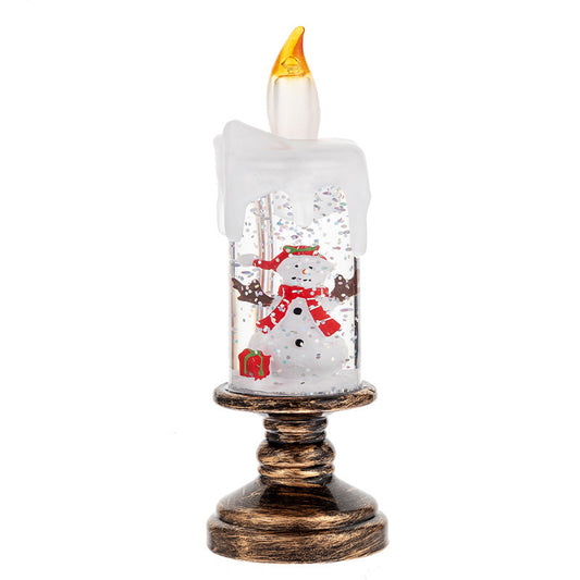 LED Candles - LED Christmas Flameless Candle Lamp - Suitable for Home Decoration - Christmas Snowball Candle V1189-HB001ZSSU00204