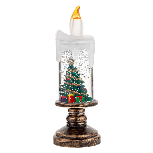 LED Candles - LED Christmas Flameless Candle Lamp - Suitable for Home Decoration - Christmas Snowball Candle V1189-HB001ZSSU00205