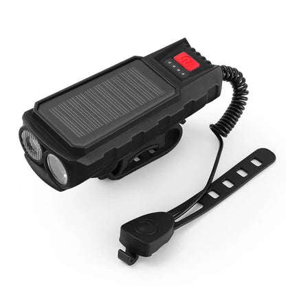 Bicycle Light - Bicycle Front Light - Rechargeable - Solar Powered with High Durability, Dual Lights V1189-HB003CHJA00005