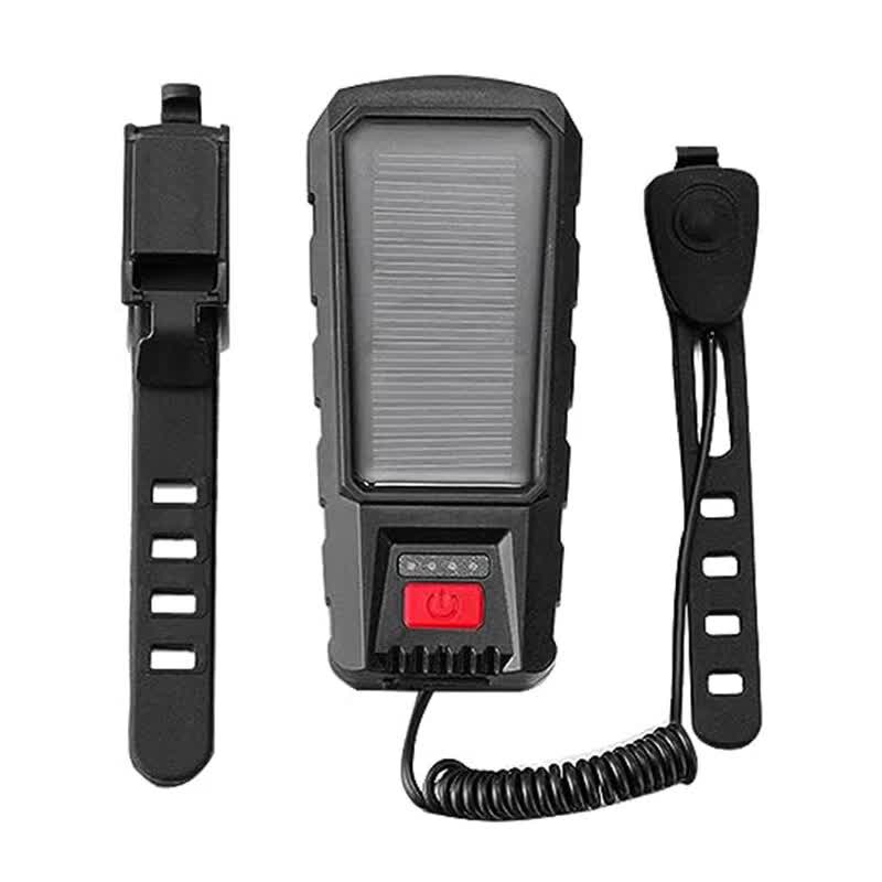 Bicycle Light - Bicycle Front Light - Rechargeable - Solar Powered with High Durability, Dual Lights V1189-HB003CHJA00005