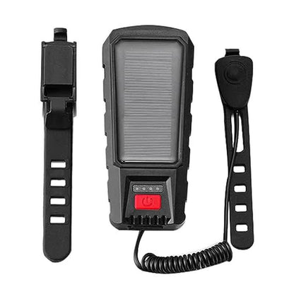 Bicycle Light - Bicycle Front Light - Rechargeable - Solar Powered with High Durability, Dual Lights V1189-HB003CHJA00005