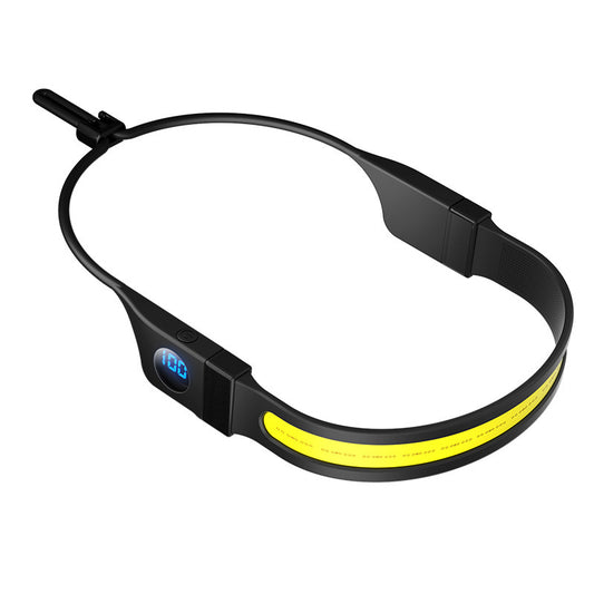 LED Headlamp - 230 degrees Wide Beam - Rechargeable Headlamp with Digital Battery Display - 500 Lumens - V1189-HB003CHJA00009