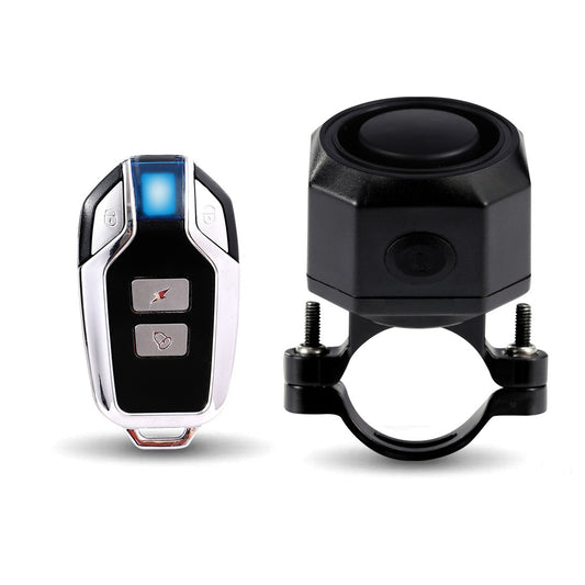 Bicycle Alarm - Bicycle Alarm with Remote Control - USB Rechargeable - 110dB Wireless Anti-Theft Alarm with V1189-HB003CHJA00023