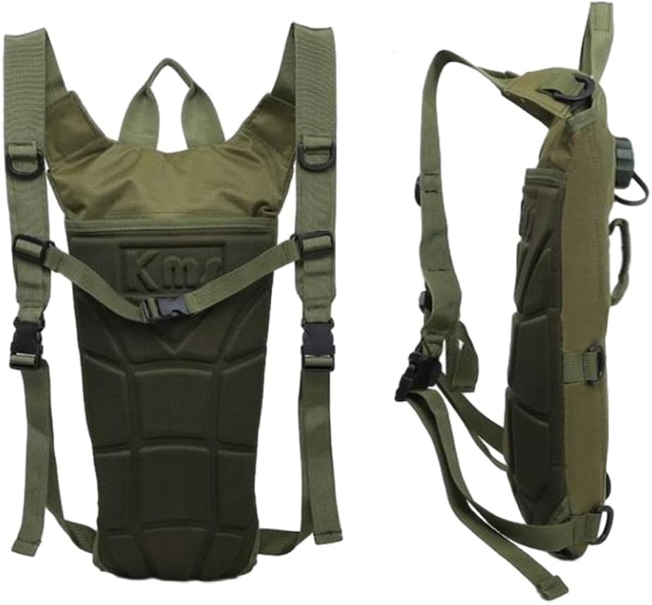 Water Bag-Water Storage-Hydration Backpack-Camping & Hiking-Food Grade Portable Water Bag-3L-Khaki V1189-HB003CHJA00058