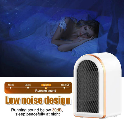 Fan Heater - 1200W Portable Heater with PTC Graphene Heating - Fast Heating, 360 degrees Heat Circulation, V1189-HB003CHJC00003