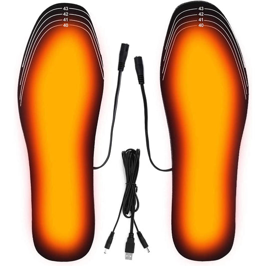 Heated Insoles Rechargeable - Reusable Cut to Size - Washable Electric Heating Insole USB - Warm Insoles for V1189-HB003CHJD00001