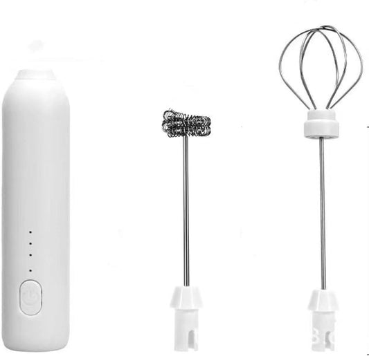 Mini portable milk frother - Electric milk frother - Handheld electric milk frother and egg beater - V1189-HB003CHJG00003