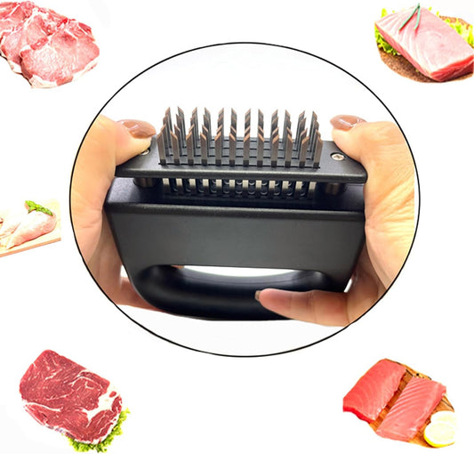 Meat Tenderizer - 48 Pin Stainless Steel Meat Tenderizer - 304 Stainless Steel Meat Tenderizer for Steak, V1189-HB003CHJG00006