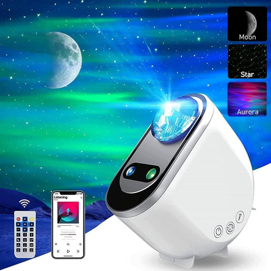 Northern Lights Projector-Aurora Starry Sky Projector-Northern Lights Projector-With Bluetooth Speaker and V1189-HB003CHJU00001