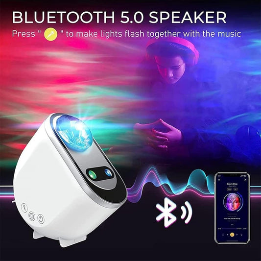 Northern Lights Projector-Aurora Starry Sky Projector-Northern Lights Projector-With Bluetooth Speaker and V1189-HB003CHJU00001