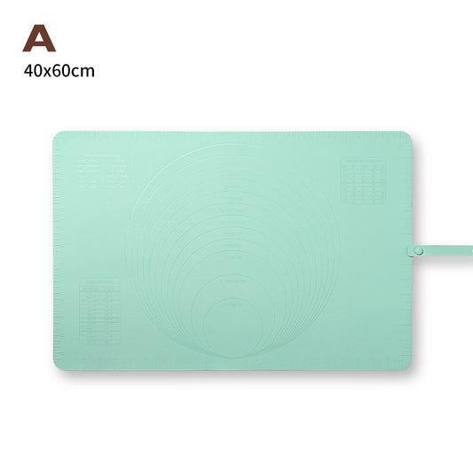 Large Silicone Baking Mat - 60x40 cm - Non-slip Dough Mat with Measurement Marking - Rolling Mat for Dough & V1189-HB003WSRG00047