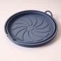 Silicone Airfryer Tray Foldable - Reusable Basket - Heat Resistant & Dishwasher Safe - Round - Gray V1189-HB003WSRG00052