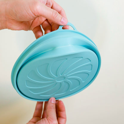 Silicone Airfryer Basket Foldable - 3pc - Reusable Basket - Heat Resistant & Dishwasher Safe - Round V1189-HB003WSRG00057