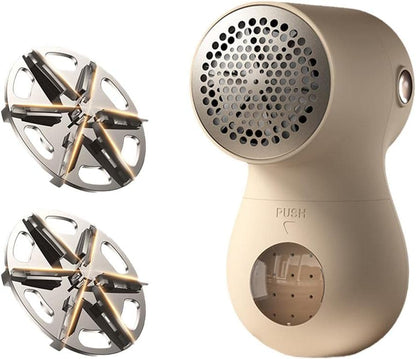 Electric Lint Remover - Rechargeable Lint Shaver - 3 Speeds & Digital Display - Includes 2 Original Blades - V1189-HB003WSRH00010