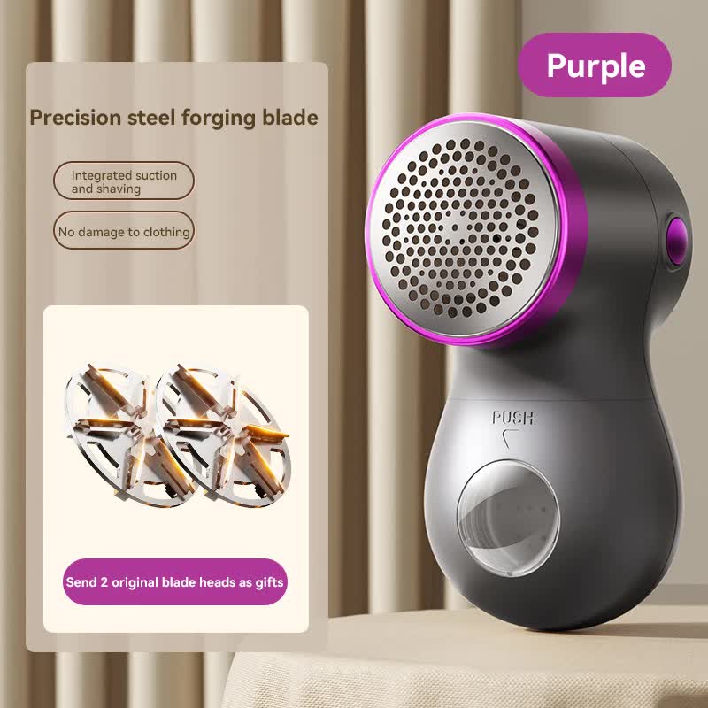 Electric Lint Remover - Rechargeable Lint Shaver - 3 Speeds & Digital Display - Includes 2 Original Blades - V1189-HB003WSRH00011