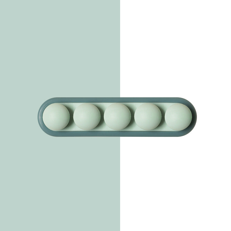Pea Pod Cable Organizer - Blue - Self-Adhesive Cable Holder - Silicone - For Office & Home V1189-HB003WSRH00028