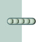 Pea Pod Cable Organizer - Blue - Self-Adhesive Cable Holder - Silicone - For Office & Home V1189-HB003WSRH00028