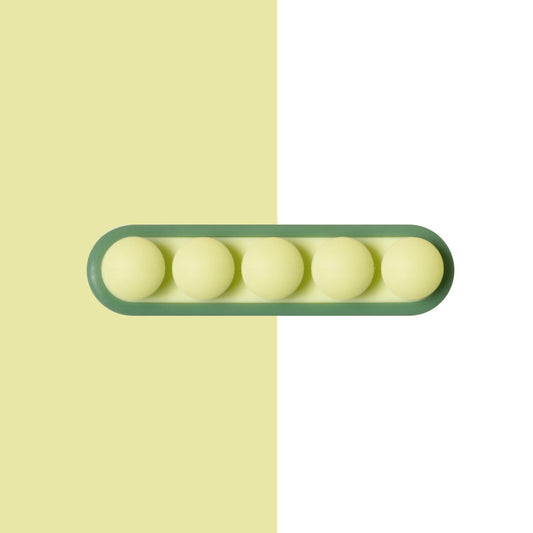 Pea Pod Cable Organizer - Green - Self-Adhesive Cable Holder - Silicone - For Office & Home V1189-HB003WSRH00029