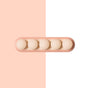 Pea Pod Cable Organizer - Pink - Self-Adhesive Cable Holder - Silicone - For Office & Home V1189-HB003WSRH00030