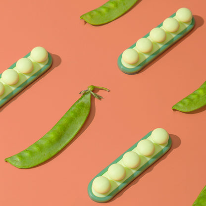 Pea Pod Cable Organizer - Pink - Self-Adhesive Cable Holder - Silicone - For Office & Home V1189-HB003WSRH00030
