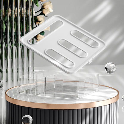 Transparent Bag Storage Box - Plastic Dispenser for Sandwich Bags & Freezer Bags - Kitchen Drawer Organizer V1189-HB003WSRH00031