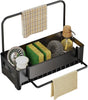 Sink Organizer with Towel Rack - Sponge Holder Kitchen - Countertop Storage Rack - For Sponges & Brushes V1189-HB003WSRH00032