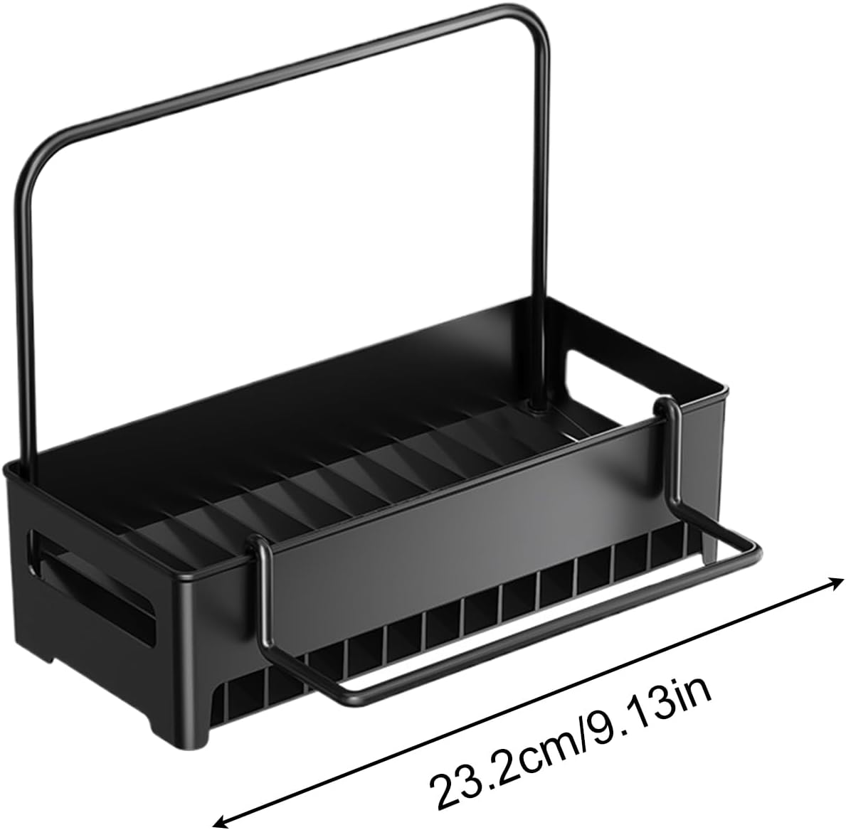 Sink Organizer with Towel Rack - Sponge Holder Kitchen - Countertop Storage Rack - For Sponges & Brushes V1189-HB003WSRH00032