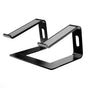 Ergonomic Aluminum Laptop Stand - Removable & Height Adjustable - Suitable for 10-14 inch Notebooks - Black V1189-HB003WSRI00008