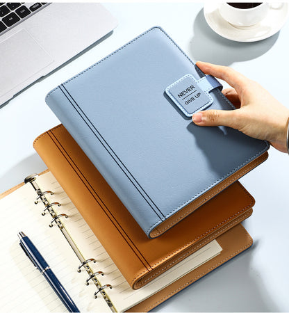 2026 Agenda - A5 Notebook - Ring Binder - Refillable & Reusable - Organizer - [Brown] V1189-HB003WSRI00013