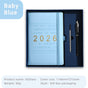 Agenda 2026 - Daily Agenda & Planner - A5 Format - 365 Day Overview - Hardcover - [Light Blue] V1189-HB003WSRI00018