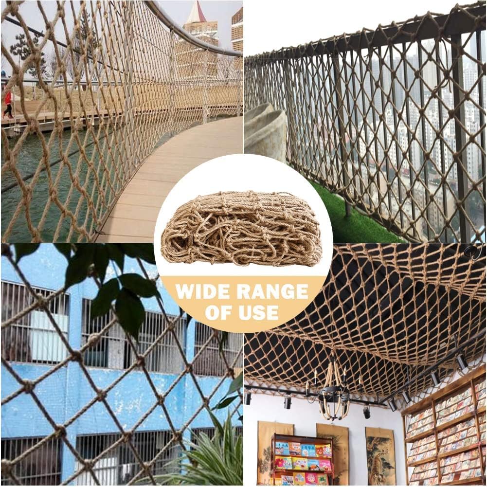 Plant Support Net for Climbing Plants - 2 x 5 Meters - Jute Climbing Net - Natural & Sustainable V1189-HB003WSRR00004