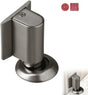 Magnetic Door Stopper Floor Gray - No Drilling - Self-adhesive - Metal - Including Raising Disc V1189-HB003WSRT00026