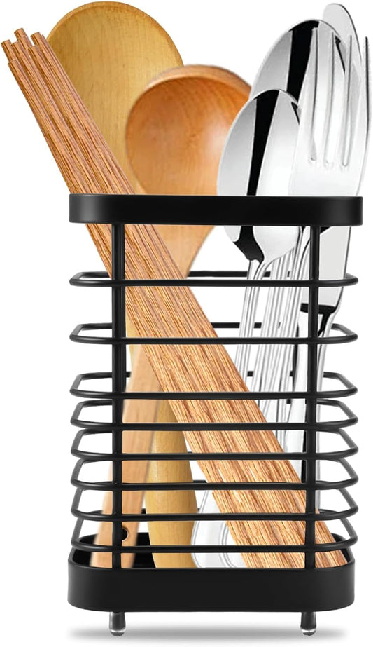 Kitchen utensil storage, cutlery basket stainless steel kitchen utensil holder stainless steel for worktop V1189-HB003WSRT00039