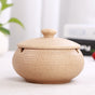 Ceramic Ashtray with Lid - Yellow - Wind Ashtray for Outdoor & Indoor - Decorative & Anti-Odor V1189-HB003WSRT00054