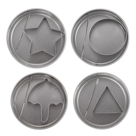 Cookie Cutters - Cookie Press Tools - Cookie Molds - DIY Baking Mold Set - Stainless Steel - Set of 12 V1189-HB003ZSSG00006